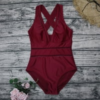 Aufmer Prodaja kupaćih odijela za žene Jedna vodena sportsko platno kupaći kostim bikini vino