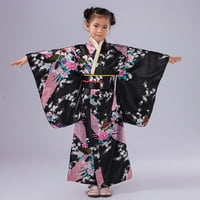 Vjenčane haljine za djecu djece djeveruše Tradicionalni ogrtački japanski dječji odijelo kimono suknja