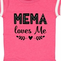Inktastic Mema voli me za bebe odjeću poklon baby girl bodysuit