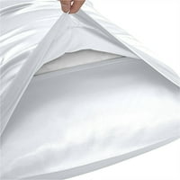 Satenski jastučnica za kosu i kožu, set jastučnice od svile sa zatvaračem za kovertu