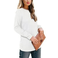 Ženska jesen vrhova modne žene dugih rukava majica sa čvrstom bluzom čipke vrhove