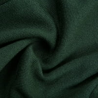 SNGXGN muški ovratnik navratnika KARDIGANS V-izrez Osnovni džemperi s dugim rukavima, zeleno, veličina