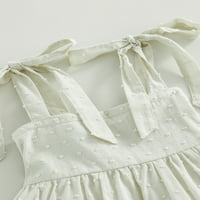 Arvbitana novorođenčad djevojke špagete haljine haljine bez rukava bez rukava haljina ljetna zavojna