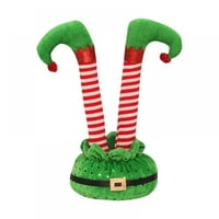 ELF noge za božićne ukrase - punjene noge za božićnu kućnu zabavu stablo kamin ukrase