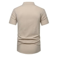 Amidoa muns majice Skraćeno ljetno Ležerne prilike Stilsko pamučno posteljina od polo majica sa velikim