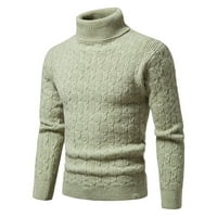 jsaierl muški džemper kabel pletiv kornjača Torp TOP dugi rukav čvrsti tanak pad i zimski pulover džemper