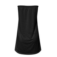 Oslinske uštede ženske cijevi Modni ženski namotani bandeau tenk top ljetni tunik vrhovi Slim Fit casual