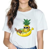 Ananas banana Brod za žene Aloha Havaji Vintage Havajska majica