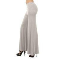 Annuirheih gamaše joga hlače za žene sa gumnim kontrolom plus veličine Ženske labave visoke struke široke