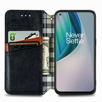 OnePlus Nord N 5g futrola, PU kožni TPU novčanik s držačem kartice Kickstand Skriveni magnetski adsorpcijski