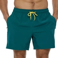 Groanlook muns ljetne kratke hlače džepove sa zatvaračem na plaži kratke hlače Elastični struk plivanje