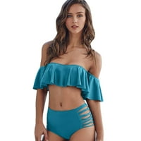 Ženski zavoj Bikini set push-up podstavljeni grudnjaci kupaći kostimi kupaći kostimi