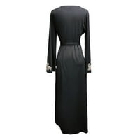 Dyfzdhu ljetne haljine za žene kaftane vezene fancy abaya večernja haljina maxi haljina