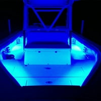 16,4ft vodootporan LED morska plovila jahta ponton svijetlo plava + daljinski upravljač