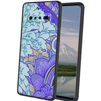 Floral-art-nouveau-tulip-telefon za Samsung Galaxy S10 + Plus za žene Muška Pokloni, Mekani silikonski