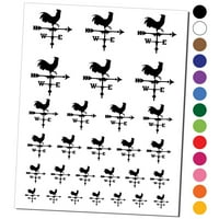 Pileća piletina Weachane vodootporna privremena tetovaža postavljena lažna umjetnička kolekcija - svijetlo