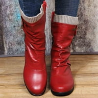 Ketyyh-Chn Ženske čizme Srednja teleta vodootporna zimska čizme za žene plijene ženske cipele A, 39