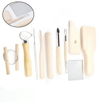Drvena ručka glineni alati od nehrđajućeg čelika glineni dodatni glineni alat za lutku