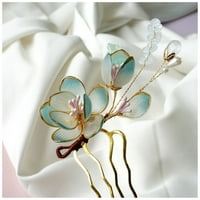 Lotus cvjetni pin za kosu za kosu bez klizanja dlaka za kosu dame glava za vjenčanje Cheongsambe