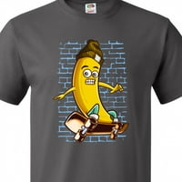 Inktastična skateboarding Banana Funny Skater majica