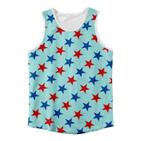 4. jula Muška košulja TEE TEE Red Blue Stars Eagle USA Flag zastava bez rukava mišića za zabavu za teretane