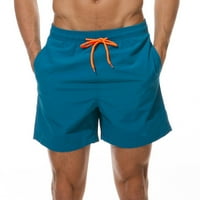 Muški kuhari za plivanje Brze suho plažni kratke hlače MESH kostimi kupaći kostim sa džepovima Plava
