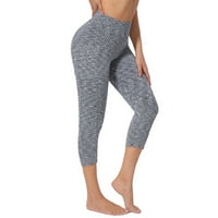 Utoimkio Clearence Capri yoga hlače za ženske modne rastezanje joge tajice fitness trčanje teretana