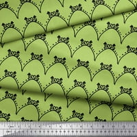 Soimoi zelena pamučna kambrična tkaninska tkanina i apstraktno štampano tkaninsko dvorište široko