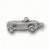 Sterling Silver 18 BO lančani 3D derbi sapun bo boce ogrlica sa automobilom