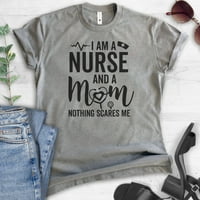 Jesam li medicinska sestra i mama ne plaši mi majicu, unise ženska majica, medicinska majica, košulju,