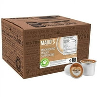 Maudova čokoladna mocha kapućino kafa, 50ct. Solarna energija proizvedena ne reciklirajuća jednokrevetna