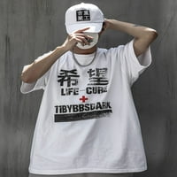 Niepce Inc Ljetna nada bijela japanska ulična odjeća Kanji mušku majicu