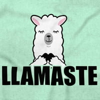 LLAMASTE NAMASTE Spiloual Llama Muška grafička majica Tees Brisco Marke 5x