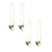 Nakit za nakit Hummingbird Earhain koji širi modne cirkonske dame duge privjeske naušnice