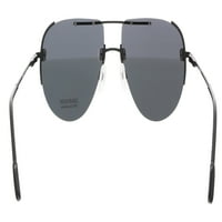 Calvin Klein CK20134s Matte Crna Aviator Sunčane naočale za muške