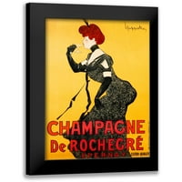 Cappiello, Leonetto Crna Moderna uokvirena muzej Art Print Naslijed - Champagne de Rochegre ca. 1902