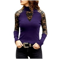 Floleo ženski vrhovi bluza za klirensu pada moda Ženska močom košulja dugih rukava majica Ležerne prilike