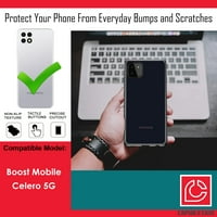 Capsule Case kompatibilan s boost mobile celero 5g [Slatki vitki stil Heavy Duty Muškarci Žene Girly