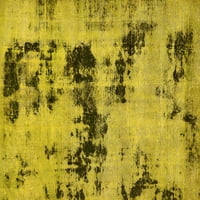 Ahgly Company Zatvoreni kvadrat Perzijski žuti boemski prostirke, 8 'kvadrat