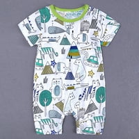 Toddler Kids Baby Boys crtani print rumper kombinezon za odjeću za odjeću ljeta Chmora