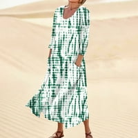 SendKeelDress for Women Spring Boho Casual Modna haljina za odmor Velike veličine
