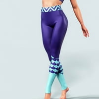 Ženska hlače Prodaja zazor žena Ženska mješovita boja High Squist ispisane sportske hlače Yoga Stretch
