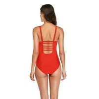 Honeeladyy ženske pune boje spojene kupaćim kostima seksi udobne kušalice za kupaće kostimu za žene