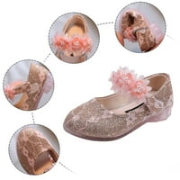 TODDLER Baby princeze Cipele za pletene cipele za cvijeće Rhinestone Pearl Cipele Single Kids Cipele