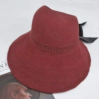 Sun Hat ženski suncobran široki rub šešir na otvorenom ljetna krema za sunčanje slamne šešire za žene