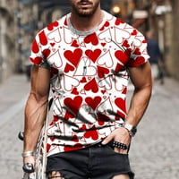 CLlios muške majice kratki rukav, kratkih rukava grafička čarapa ulica modna posada izrez Novelty Trendi T majice