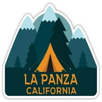 La Panza California Suvenir Vinil naljepnica za naljepnicu Kamp TENT dizajn