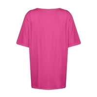 Žene ljetne vrhove Košulje cvjetno tiska Ljetna trendi bluza tunika Vintage Bohemian majica Teže Hmmora