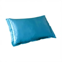 Bacanje jastuka navlake na površini od svilene jastuk od pune boje bez poklopca koverte zatvarača