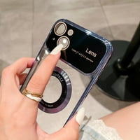 Magnetni prozirni futrola za iPhone Pro kompatibilan sa magsafe bežičnim punjenjem, zaštitni otvor za